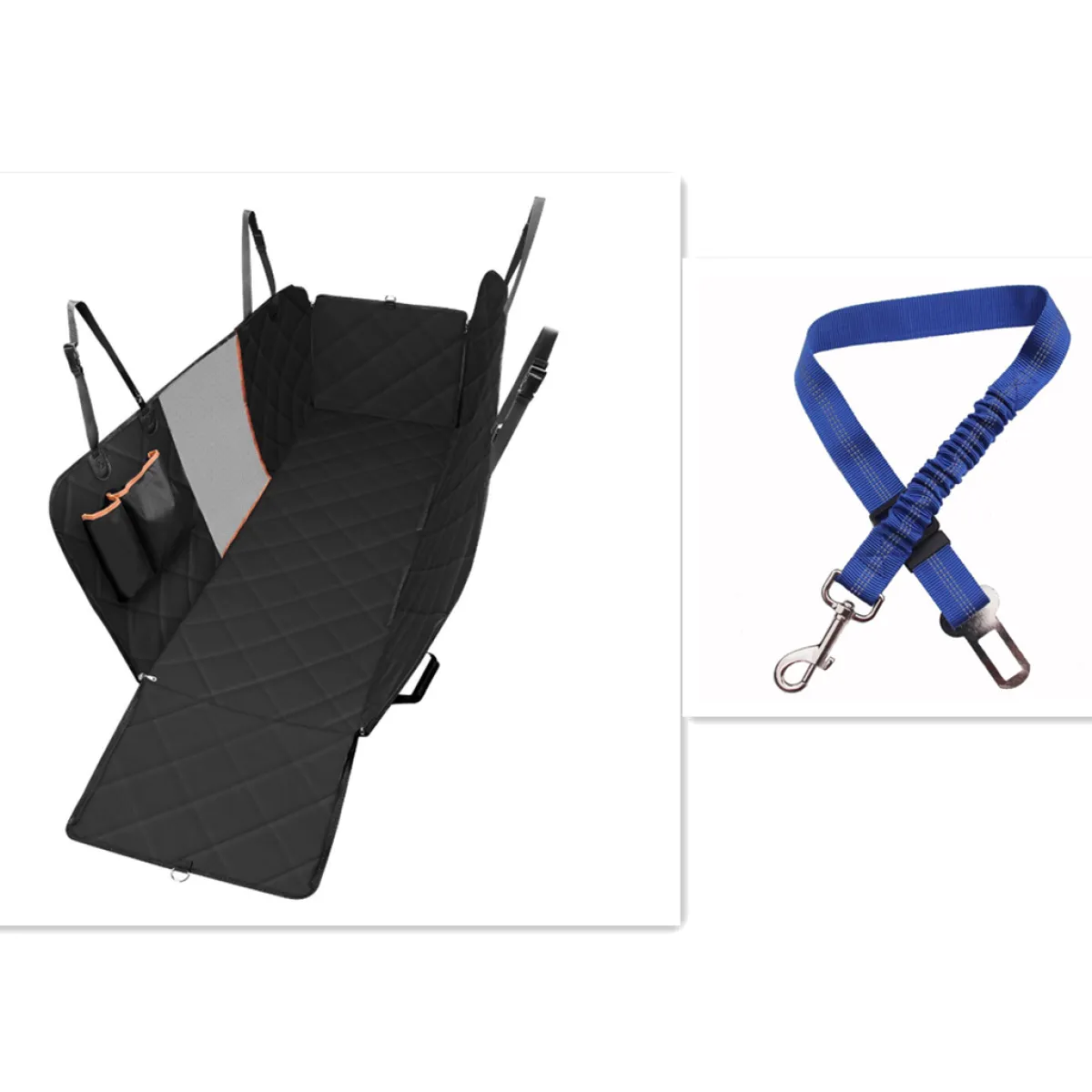 DriveSafe™ Dog Car Seat Cover – Waterproof Hammock with Mesh Window