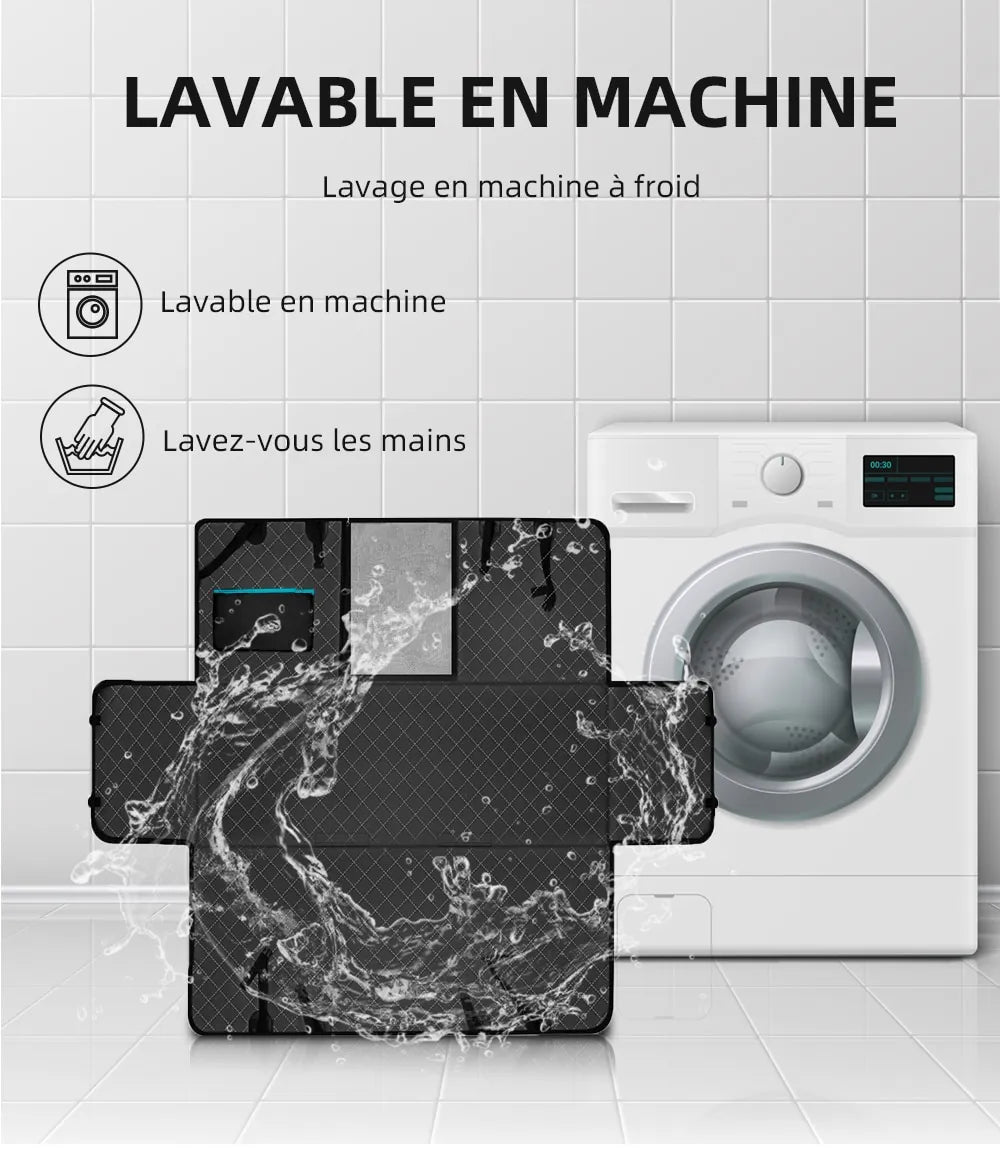 DriveSafe™ Dog Car Seat Cover – Waterproof Hammock with Mesh Window